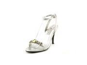 Touch Ups Louise Womens Size 9.5 Silver Dress Sandals Shoes