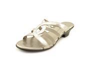 Karen Scott Emet Women US 6 Silver Slides Sandal