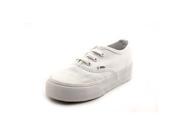 Vans Authentic Toddler Boys Size 8 White Canvas Sneakers Shoes