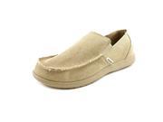 Crocs Santa Cruz Mens Size 8 Tan Moc Canvas Loafers Shoes