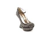 Steve Madden Gosssip Womens Size 8.5 Black Wedges Heels Shoes