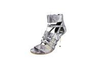 Kors Michael Kors Shiloh Womens Size 7 Silver Dress Sandals Shoes