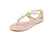 Steve Madden Jely Bely Womens Size 10 Nude Thongs Sandals Shoes