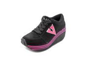 Volatile Elevation Womens Size 7 Black Suede Athletic Sneakers Shoes