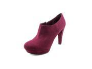 Marc Fisher Abetter2 Womens Size 9.5 Burgundy Faux Suede Booties Shoes