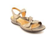 Clarks Lucena Womens Size 6.5 Bronze Open Toe Leather Slingback Sandals Shoes