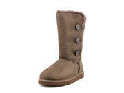 Ugg Australia Bailey Button Triplet Youth US 6 Brown Winter Boot UK 5