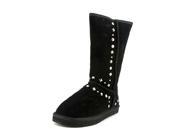 Style and Co Bolted Womens Black Regular Suede Winter Boots