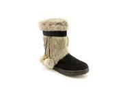 Bearpaw Tama II Womens Size 6 Black Suede Winter Boots UK 4 EU 37