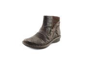 Earth Poplar Womens Size 6 Brown Distressed Leather Fashion Ankle Boots