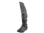 White Mountain Freehand Women US 6 Black Over the Knee Boot