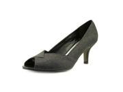 Easy Street Ravish Women US 8.5 Black Peep Toe Heels