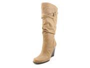 Guess Mally Womens Size 10 Tan Leather Fashion Knee High Boots New Display