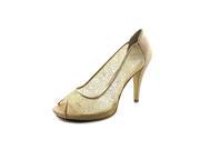 Style Co Naveah Women US 10 Gold Peep Toe Heels