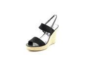 Style Co Mary Women US Size 9 Black Wedge Sandal