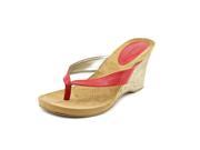 Style Co Chicklet Womens Size 8 Red Wedge Sandals Shoes