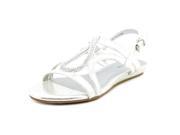 Bandolino Aftershoes Women US 7 Silver Slingback Sandal