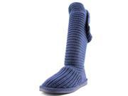 Bearpaw Knit Tall Women US 7 Blue Winter Boot