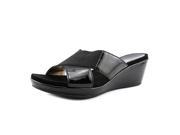 Circa Joan David Petria Women US 8.5 Black Wedge Sandal