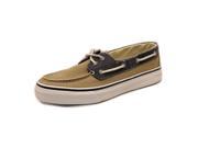 Sperry Top Sider Bahama 2 Eye Mens Size 11 Tan Moc Canvas Boat Shoes UK 10