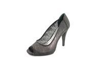 Style Co Naveah Women US 5 Black Peep Toe Heels
