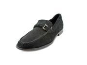 Calvin Klein Sampson Mens Size 11.5 Black Moc Suede Loafers Shoes