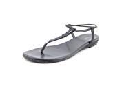 Style Co Eliahh Women US 5.5 Black Thong Sandal