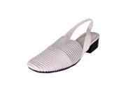 Karen Scott Carolton Womens Size 9.5 White Slingbacks Slingbacks Heels Shoes