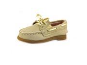 Sperry Top Sider A O Slip On Toddler US 7 Gold Boat Shoe