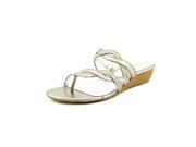 Style Co Highline Womens Size 5.5 Silver Dress Sandals Shoes