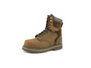 Georgia G7334 Brookville 6 Mens Size 10.5 Brown Steel Toe Leather Work Boots