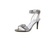 Marc Fisher Malika 5 Women US 8.5 Silver Sandals