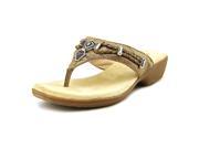 Rialto Kismet Women US 7 Gold Thong Sandal