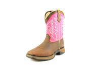 Durango Lil Durango Youth Girls Size 4 Pink Leather Western Boots