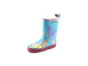 Kidorable Mermaid Youth Girls Size 12 Blue Rubber Rain Boots