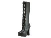 Pleaser Electra 2020 Women US 8 Black Knee High Boot