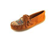 Minnetonka El Paso II Womens Size 8 Brown Moc Suede Moccasin Slippers Shoes
