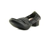 Rialto Courtney Womens US Size 7 Black Faux Leather Loafers Shoes