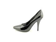 Ellie 8220 Womens Size 12 Black Faux Leather Pumps Heels Shoes