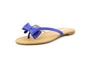 INC International Concepts Malissa Women US 6.5 Blue Thong Sandal