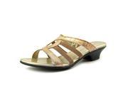 Karen Scott Emet Women US 7.5 Brown Slides Sandal