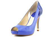 Marc Fisher Bross Women US 10 Blue Peep Toe Heels