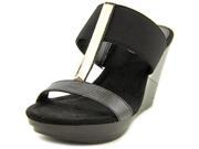 Alfani Bainer Women US 10.5 Black Wedge Sandal