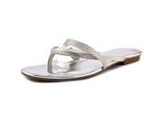 Bandolino Rufina Women US 6 Silver Thong Sandal