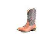 Roper 1201 Youth US 11 Brown Western Boot