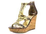 Thalia Sodi Sauco Women US 8 Multi Color Wedge Heel