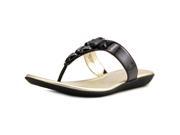 Bandolino Jesane Women US 6.5 Black Thong Sandal