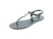Coach Piccadilly Jelly Women US 10 Black Thong Sandal
