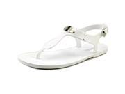 Michael Michael Kors MK Plate Jelly Women US 8 White Thong Sandal