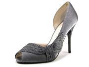 Caparros Octavia Women US 9.5 Gray Peep Toe Heels